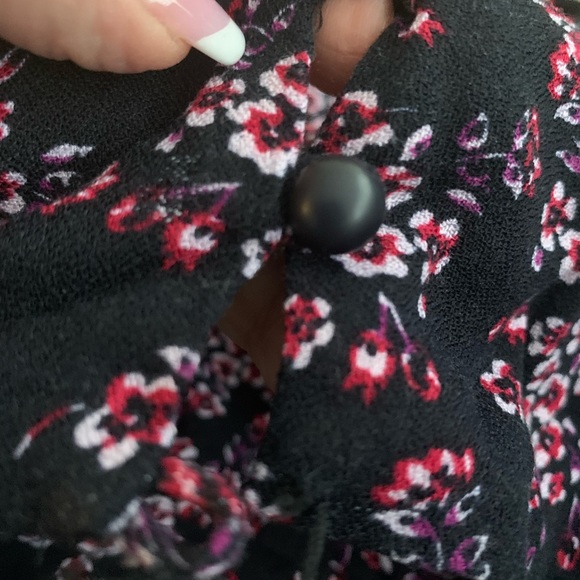 JACK BY BB Dakota Deep Blue Jumpsuit Floral Romper , Size 4 NWT - Picture 7 of 7